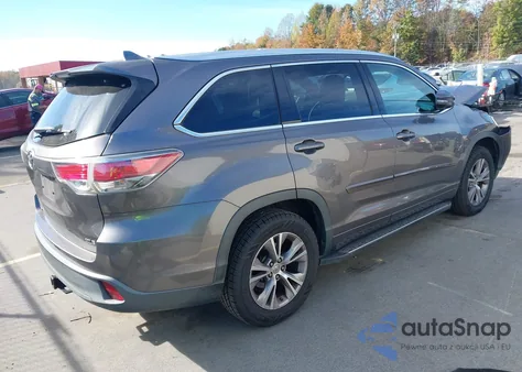 2015 Toyota Highlander Xle V6 из США, поврежденный, VIN 5TDKKRFH2FS062638